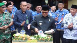 Pj. Bupati Nukman Pimpin Upacara Peringatan Hari Kopri, Kesehatan Nasional, PGRI dan Hari Cinta Puspa