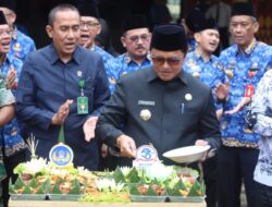 Pj. Bupati Nukman Pimpin Upacara Peringatan Hari Kopri, Kesehatan Nasional, PGRI dan Hari Cinta Puspa