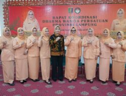 Ny. Maidawati Retnoningsih buka Rapat Koordinasi Dharma Wanita Persatuan Provinsi Lampung.