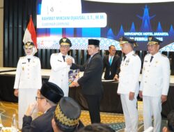 Serah Terima Jabatan Bupati dan Wakil Bupati Tubaba disaksikan Gubernur Lampung