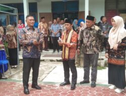 Pisah Sambut Rudi Cahyono kepada Hermono di SMAN 1 Tulang Bawang Tengah