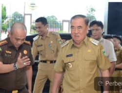 M Soleh Datangi Kantor Kejaksaan Tanggamus