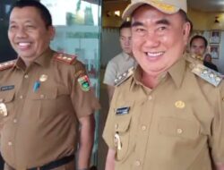 M.Saleh Tinjau Jembatan Sangarus Ambrol