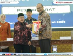WAKIL BUPATI IRAWAN TOPANI SERAHKAN LKPD 2024 UNAUDITED KE BPK PERWAKILAN PROVINSI LAMPUNG