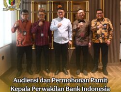 Ketua DPRD Lampung Terima Kunjungan Kepala BI Perwakilan Lampung Bahas Sinergitas dan Potensi Daerah