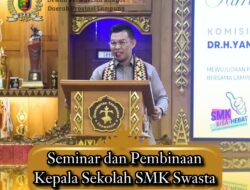 Ketua Komisi V DPRD Lampung Hadiri Seminar FKKS SMK Swasta, Dorong Lulusan Berkarakter dan Unggul
