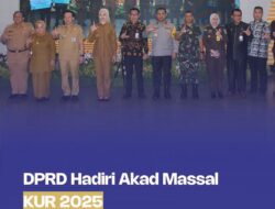 Anggota Komisi III DPRD Provinsi Lampung, Handitya Narapati SZP Menghadiri Kegiatan Akad Massal Kredit Usaha Rakyat (KUR) Tahun 2025