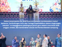 Wali Kota Bandar Lampung, Hj. Eva Dwiana, menjadi narasumber dalam Festival Kreasi Guru dan Tenaga Kependidikan (GTK)
