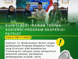 Bupati Dedi Irawan Terima Audiensi Program Ekspedisi Patriot di Pesisir Barat