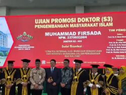 Ketua DPRD Lampung A. Giri Akbar Hadiri Ujian Terbuka Promosi Doktor Muhammad Firsada di UIN Raden Intan