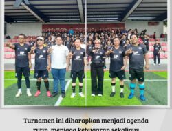 Anggota Komisi I DPRD Provinsi Lampung, M. Rahmat Visa Ridi Arifin, hadir dalam Turnamen Mini Soccer Ikatan Jurnalis Pemprov (IJP) Lampung sekaligus peluncuran Ikatan Jurnalis Pemprov Lampung Football Club