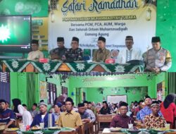 Pimpinan Daerah Muhammadiyah Tubaba Hadiri Safari Ramadan Di Gunung Agung, Ajak Warga Persyarikatan Zakat Di Lazismu